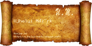 Ujhelyi Márk névjegykártya